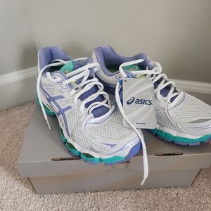 ASICS Women's Running Shoes - White and Purple